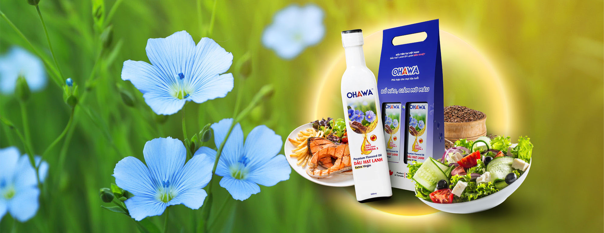 Dầu hạt lanh OHAWA