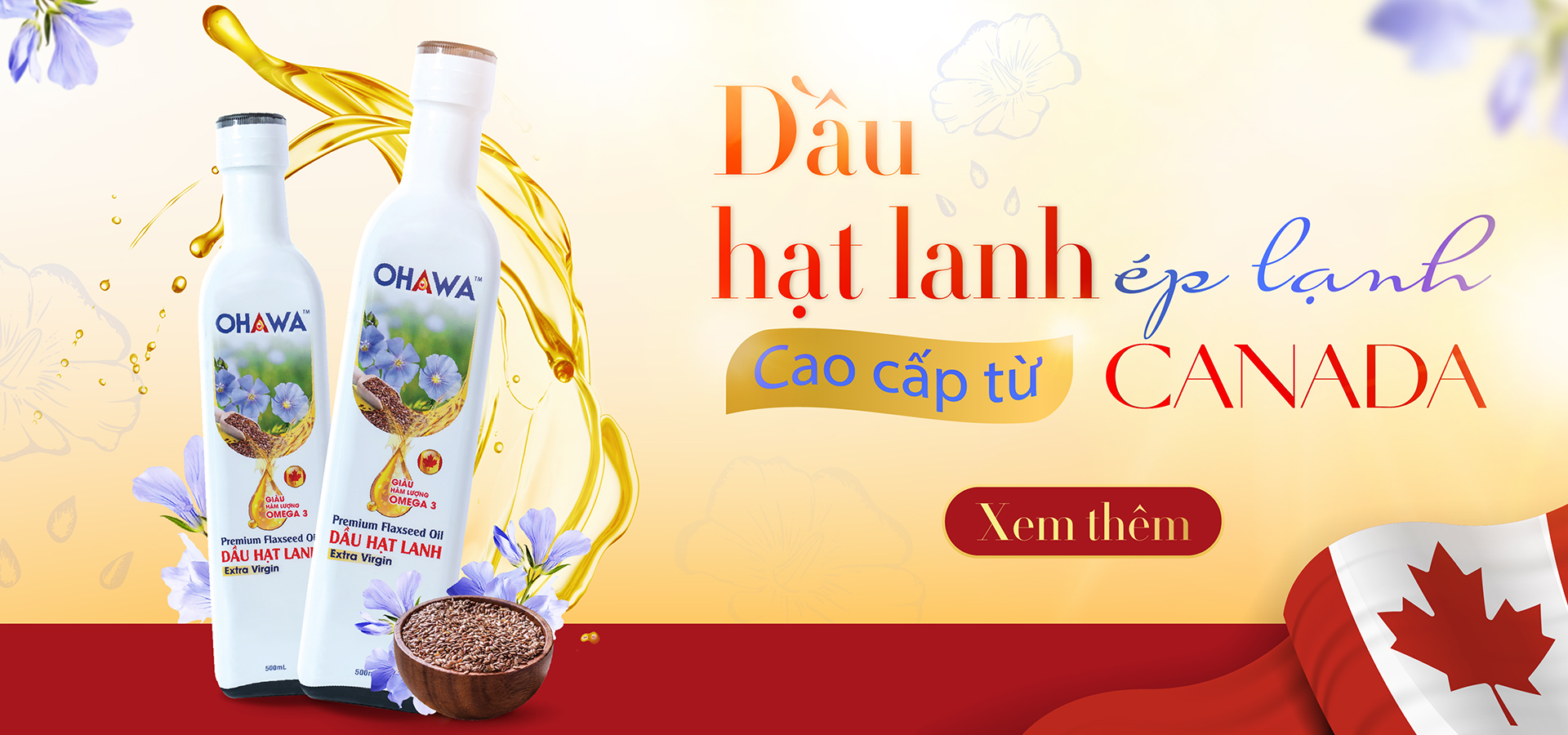 Dầu hạt lanh OHAWA