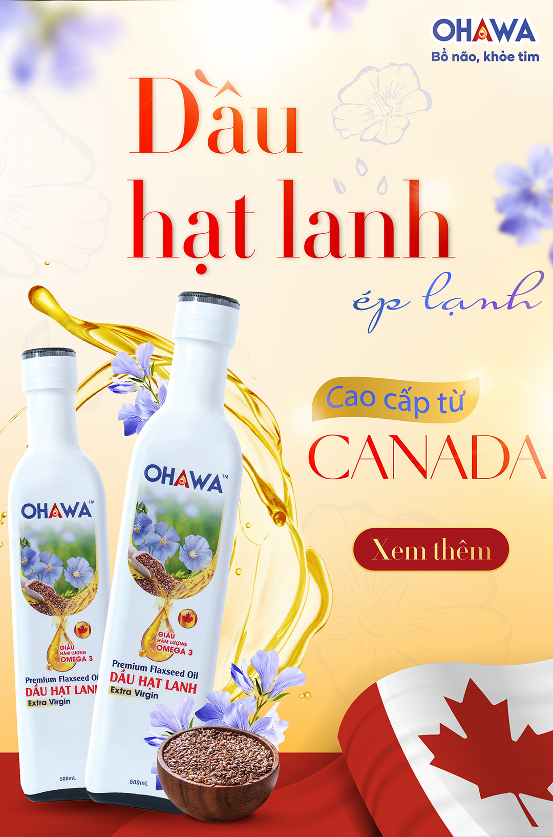 Dầu hạt lanh OHAWA