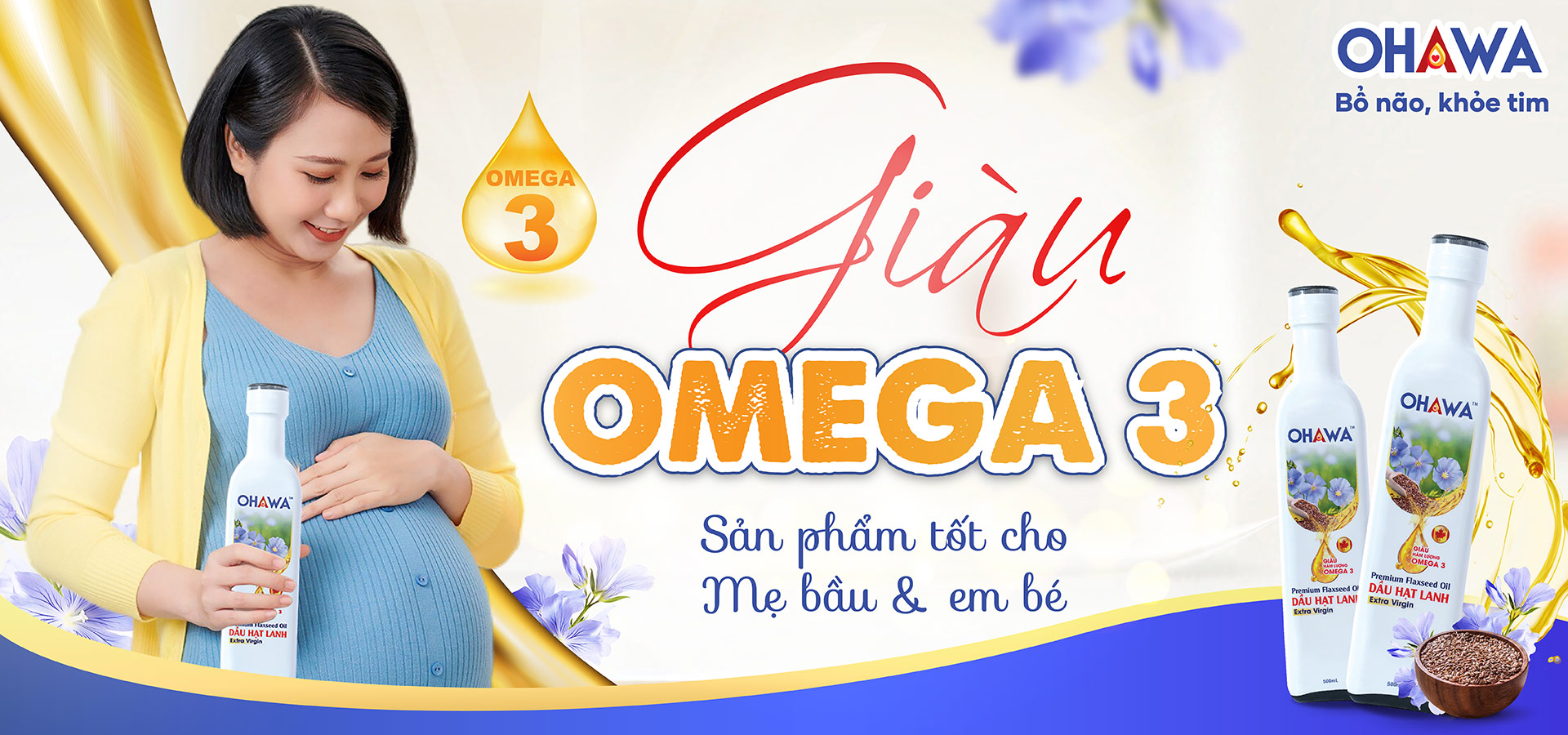 Dầu hạt lanh OHAWA