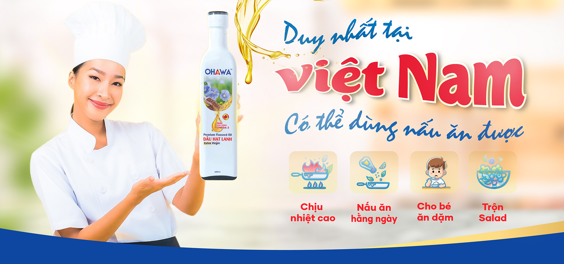 Dầu hạt lanh OHAWA