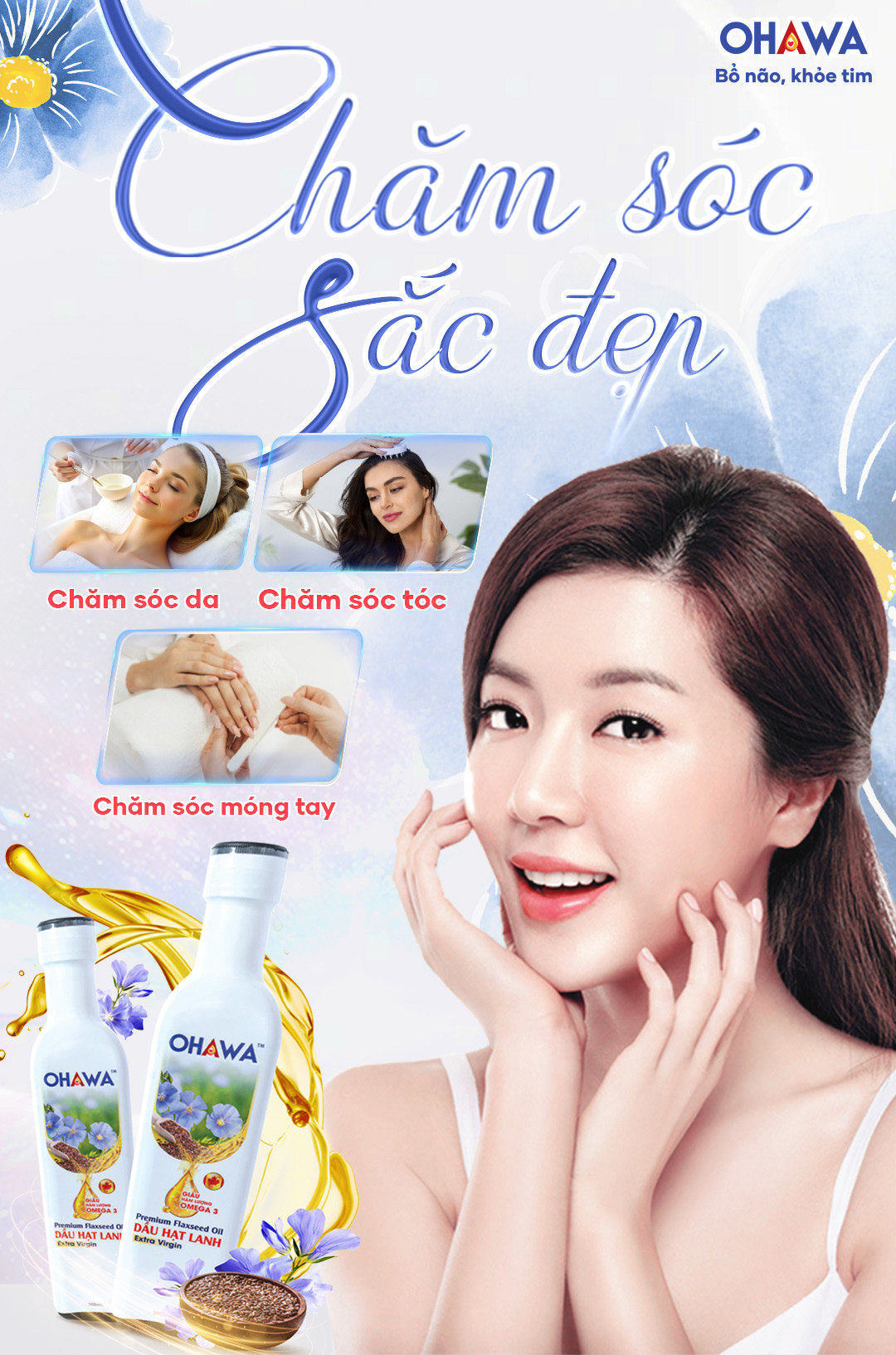 Dầu hạt lanh OHAWA
