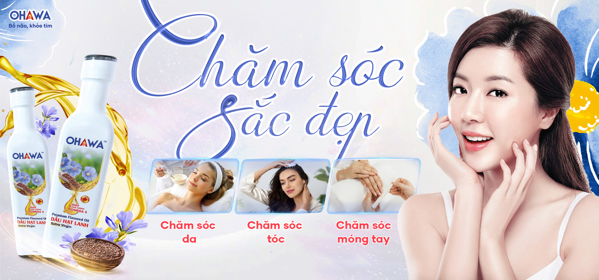 Dầu hạt lanh OHAWA