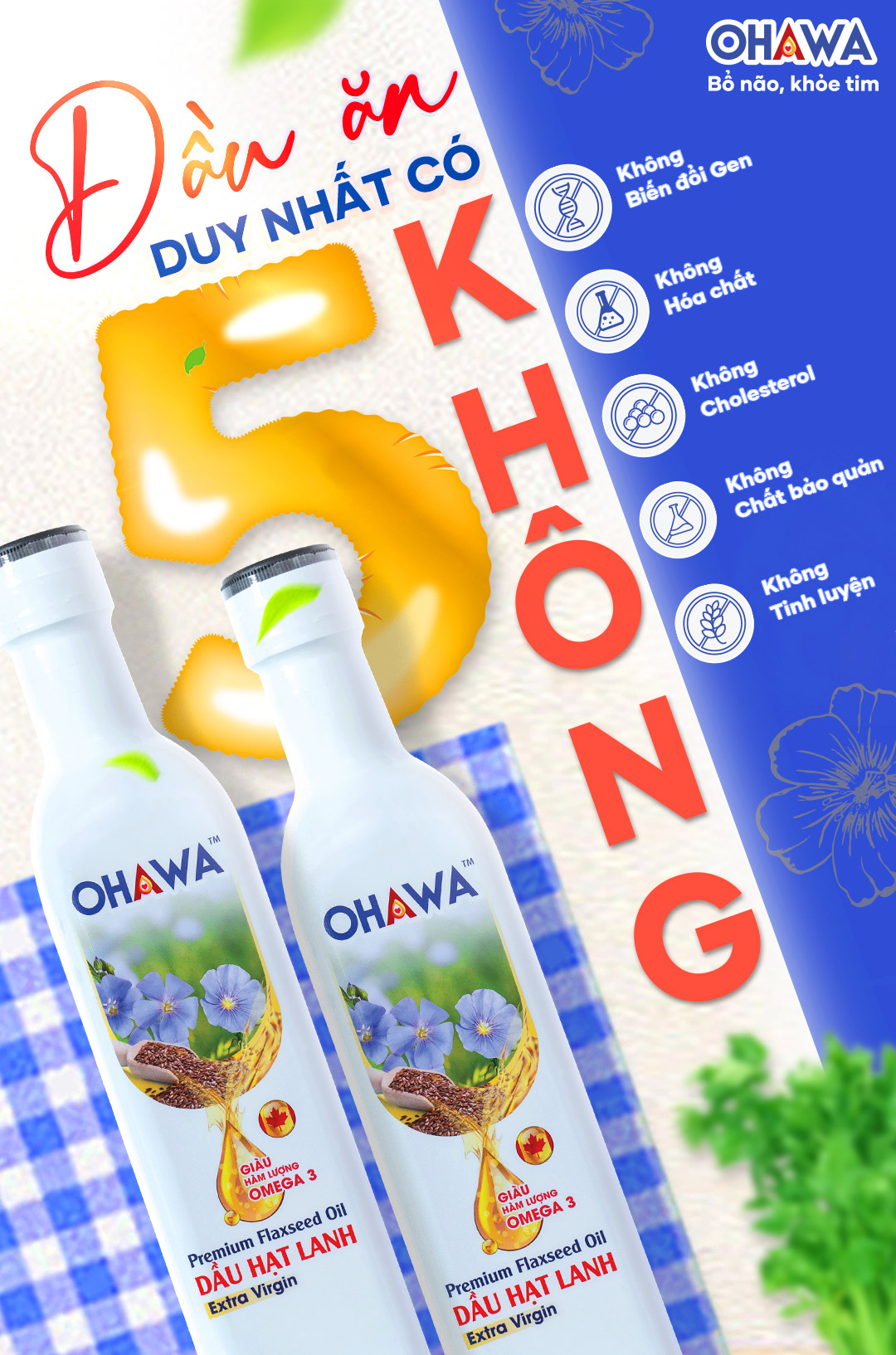 Dầu hạt lanh OHAWA