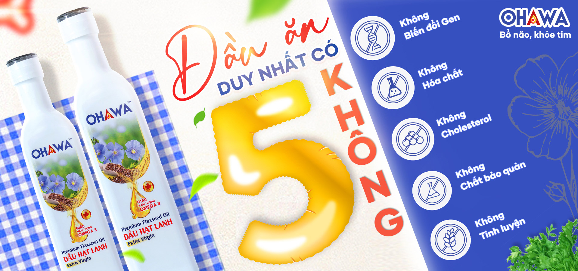Dầu hạt lanh OHAWA