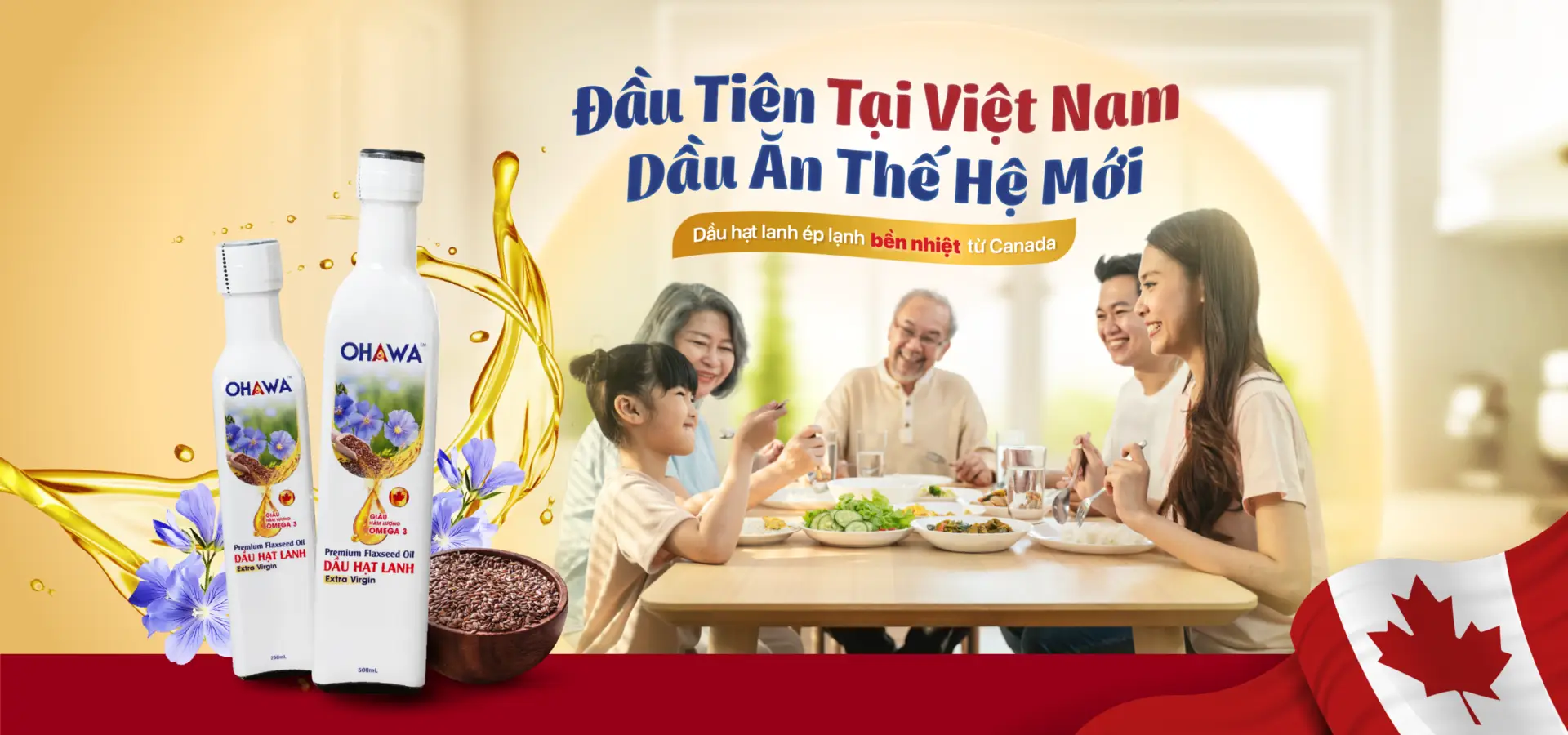 Dầu hạt lanh OHAWA