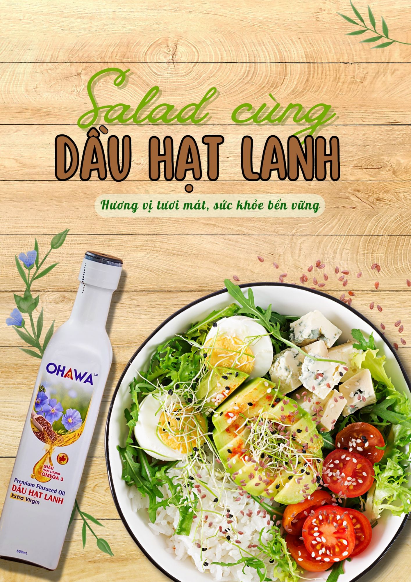 Cách sử dụng dầu hạt lanh