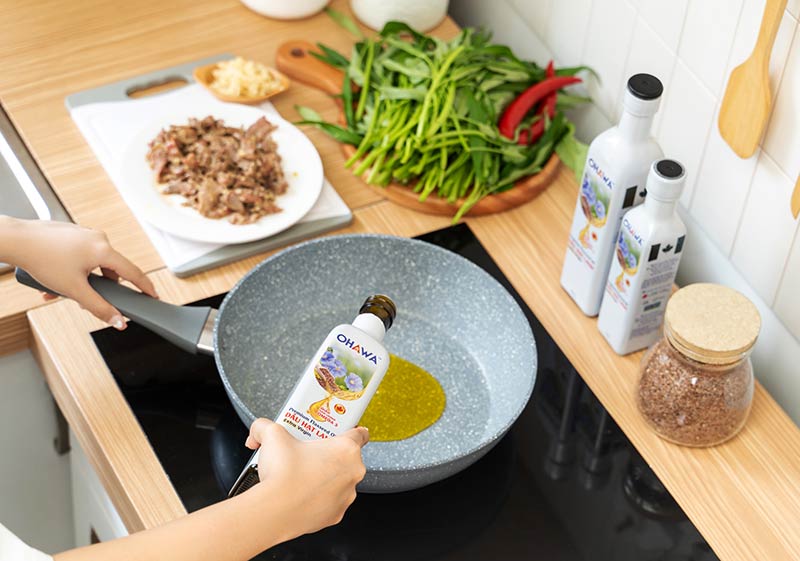 Hương vị dầu hạt lanh ép lạnh